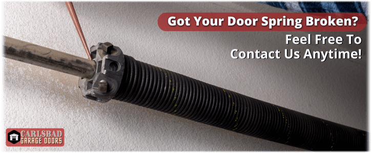 Broken Garage Door Spring Carlsbad CA